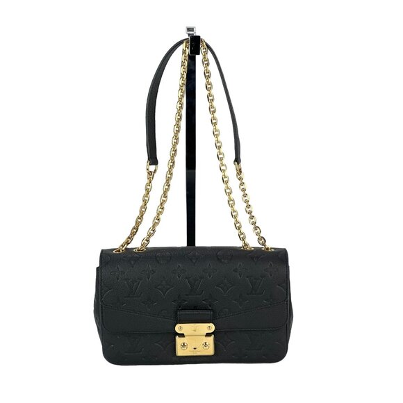 Louis Vuitton Marceau NM Black Empriente Leather Shoulder Bag - Picture 1 of 10